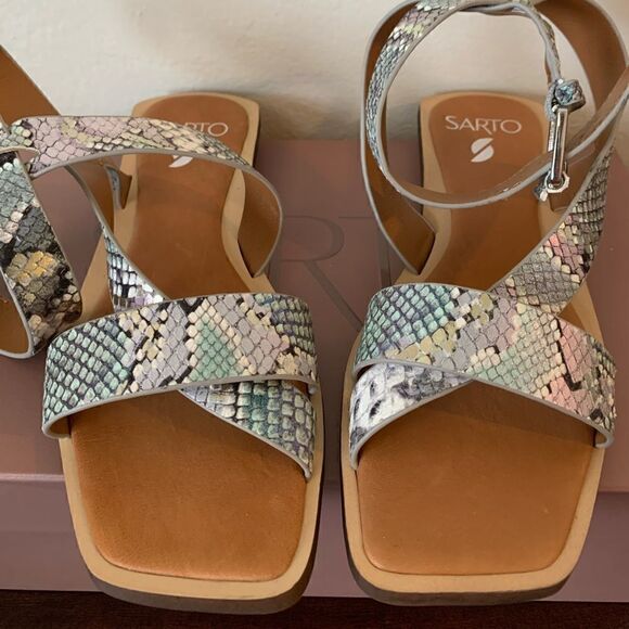 Sarto by Franco Sarto ema ankle strap sandal size 6 new - Picture 5 of 14